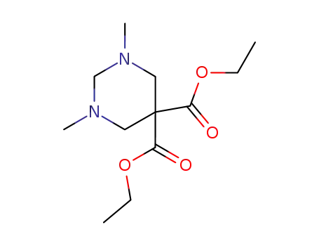 Molecular Structure of 107398-54-9 (5,5-diethoxycarbonyl-1,3-dimethyl-hexahydropyrimidine)