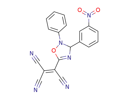 3-(m-nitrophenyl)-2-phenyl-5-(tricyanovinyl)-Δ<sup>4</sup>-1,2,4-oxadiazoline