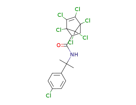 1,4,5,6,7,7-hexachloro-norborn-5-ene-2-carboxylic acid-[1-(4-chloro-phenyl)-1-methyl-ethylamide]