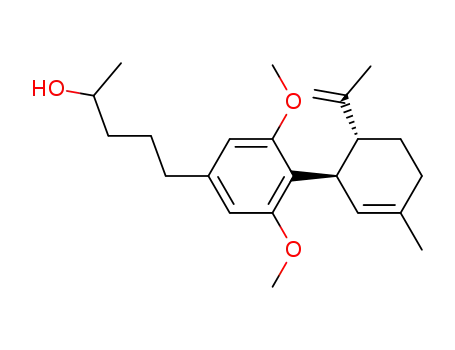 5-[4-((1R,6R)-6-Isopropenyl-3-methyl-cyclohex-2-enyl)-3,5-dimethoxy-phenyl]-pentan-2-ol