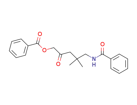5-Benzamido-1-benzoyloxy-4,4-dimethyl-pentan-2-on