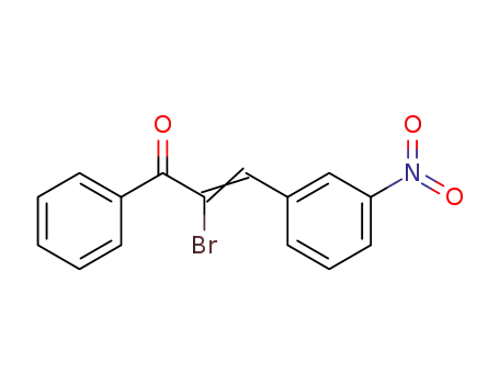 Molecular Structure of 30932-63-9 (α-bromo-3-nitro-chalcone)