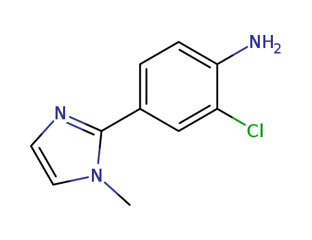 2-chloro-4-(1-methyl-1H-imidazol-2-yl)aniline