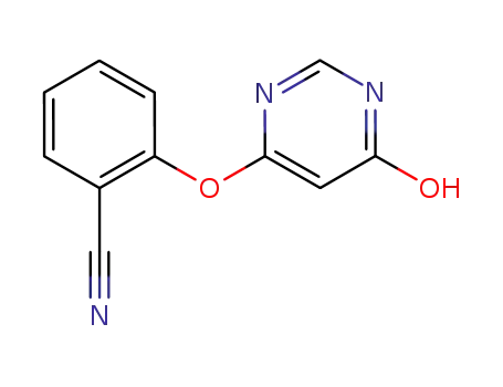 2-((6-Oxo-1,6-dihydropyrimidin-4-yl)oxy)benzonitrile