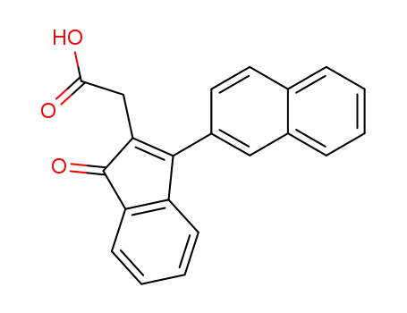 (3-[2]naphthyl-1-oxo-inden-2-yl)-acetic acid