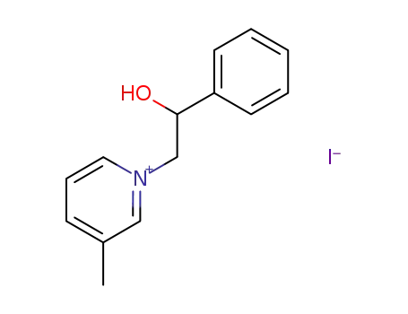 1-(β-hydroxy-phenethyl)-3-methyl-pyridinium; iodide