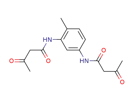 Molecular Structure of 13733-32-9 (<i>N</i>,<i>N</i>'-(4-methyl-<i>m</i>-phenylene)-bis-acetoacetamide)