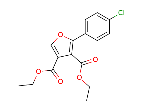 2-(4-chloro-phenyl)-furan-3,4-dicarboxylic acid diethyl ester