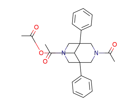 9-acetoxy-3,7-diacetyl-1,5-diphenyl-3,7-diaza-bicyclo[3.3.1]nonane