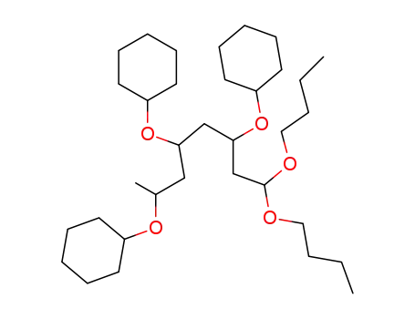 1,1-dibutoxy-3,5,7-tris-cyclohexyloxy-octane