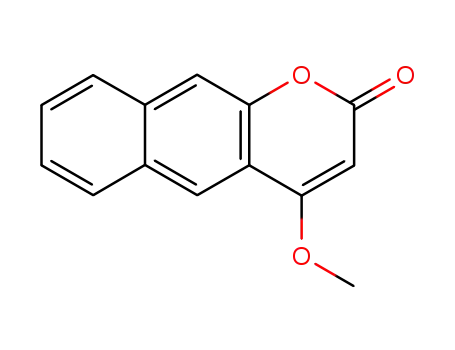 Molecular Structure of 157865-75-3 (4-methoxy-2H-naphtho[2,3-b]pyran-2-one)