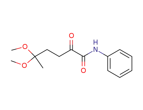 5,5-Dimethoxy-2-oxo-N-phenylhexanamide
