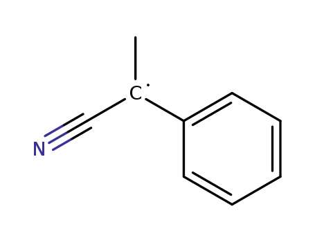 Molecular Structure of 97563-95-6 (Ethyl, 1-cyano-1-phenyl-)