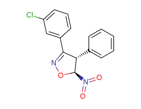 (4S,5S)-3-(3-Chloro-phenyl)-5-nitro-4-phenyl-4,5-dihydro-isoxazole