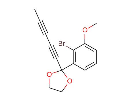 2-(2-bromo-3-methoxy-phenyl)-2-penta-1,3-diynyl-[1,3]dioxolane