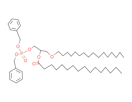 Hexadecanoic acid 2-(bis-benzyloxy-phosphoryloxy)-1-hexadecyloxymethyl-ethyl ester