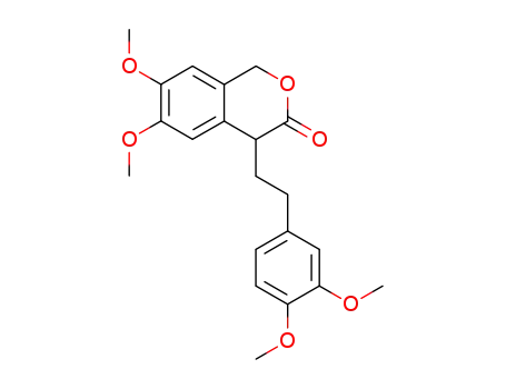 6,7-dimethoxy-4-(3,4-dimethoxyphenethyl)isochroman-3-one