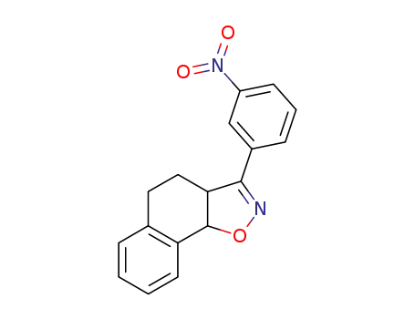 Naphth[2,1-d]isoxazole, 3a,4,5,9b-tetrahydro-3-(3-nitrophenyl)-