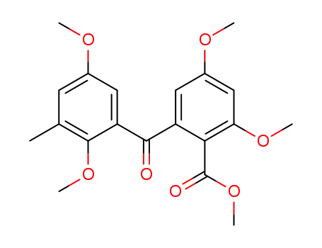6-(2,5-Dimethoxy-3-methylbenzoyl)-2,4-dimethoxybenzoesaeure-methylester