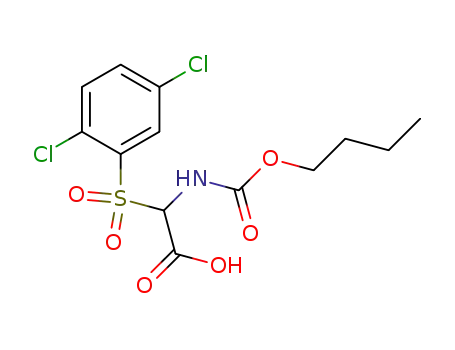 Butoxycarbonylamino-(2,5-dichloro-benzenesulfonyl)-acetic acid