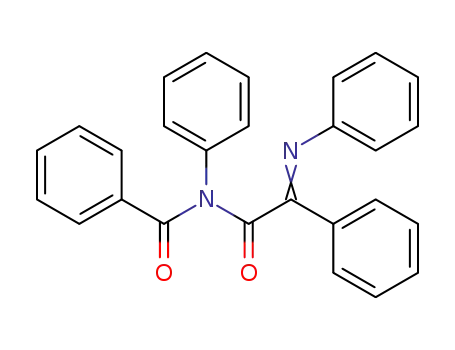Benzeneacetamide, N-benzoyl-N-phenyl-a-(phenylimino)-