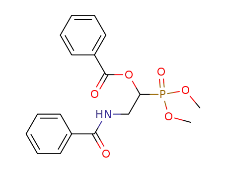 <2-(Benzoylamino)-1-(benzoyloxy)ethyl>phosphonsaeure-dimethylester