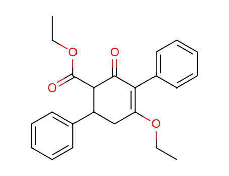 4-Ethoxy-2-oxo-3,6-diphenyl-cyclohex-3-enecarboxylic acid ethyl ester