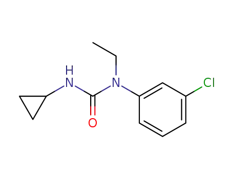 Molecular Structure of 64393-26-6 (Urea, N-(3-chlorophenyl)-N'-cyclopropyl-N-ethyl-)