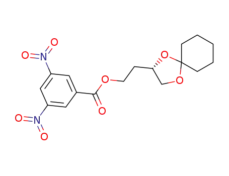 1,4-Dioxaspiro[4.5]decane-2-ethanol, 3,5-dinitrobenzoate, (S)-
