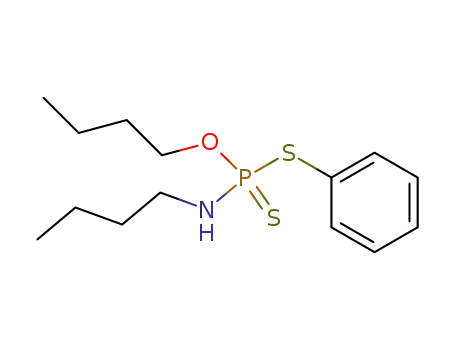Molecular Structure of 4124-27-0 (Dithiophosphorsaeure-O-butylester-S-phenylester-butylamid)