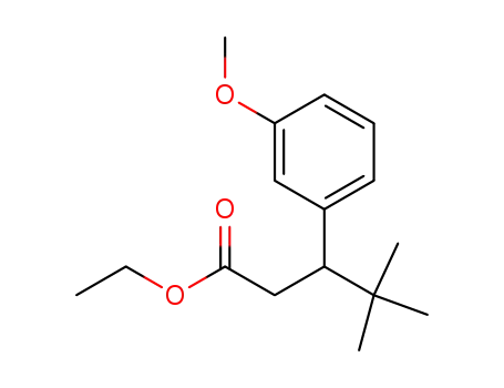 ethyl 4,4-dimethyl-3-(3-methoxyphenyl)pentanoate