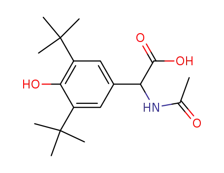 Acetylamino-(3,5-di-tert-butyl-4-hydroxy-phenyl)-acetic acid