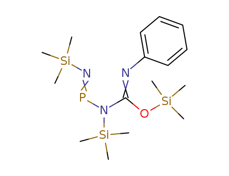 N-<phenyl(trimethylsilyl)carbamoyl>-N,N'-bis(trimethylsilyl)phosphenimidous amide