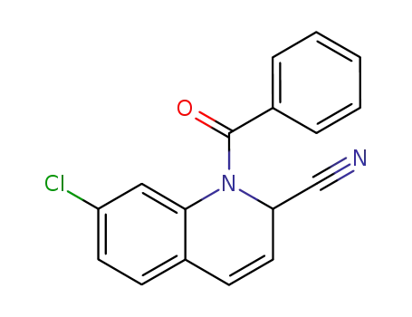 2-Quinolinecarbonitrile, 1-benzoyl-7-chloro-1,2-dihydro-