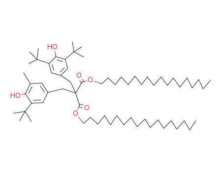 2-(3-tert-Butyl-4-hydroxy-5-methyl-benzyl)-2-(3,5-di-tert-butyl-4-hydroxy-benzyl)-malonic acid dioctadecyl ester