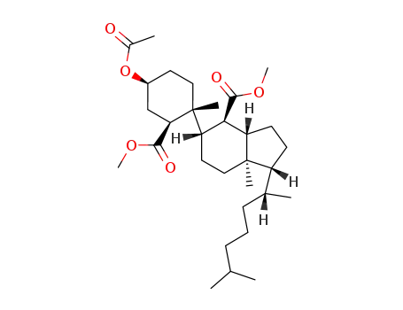 3β-acetoxy-6,7-seco-5α-cholestanedioic acid-(6.7)-dimethyl ester