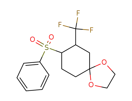 8-Benzenesulfonyl-7-trifluoromethyl-1,4-dioxa-spiro[4.5]decane