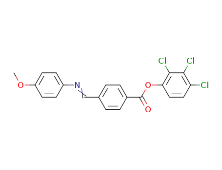 4-{[(E)-4-Methoxy-phenylimino]-methyl}-benzoic acid 2,3,4-trichloro-phenyl ester