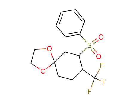 7-Benzenesulfonyl-8-trifluoromethyl-1,4-dioxa-spiro[4.5]decane