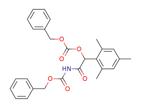 Carbonic acid,
2-oxo-2-[[(phenylmethoxy)carbonyl]amino]-1-(2,4,6-trimethylphenyl)ethyl
phenylmethyl ester