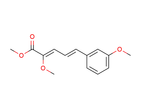 2,4-Pentadienoic acid, 2-methoxy-5-(3-methoxyphenyl)-, methyl ester,
(Z,E)-