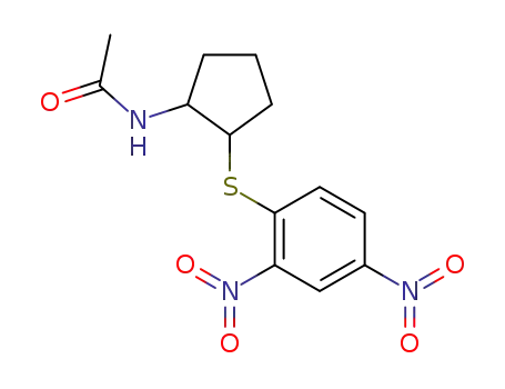 Acetamide, N-[2-[(2,4-dinitrophenyl)thio]cyclopentyl]-