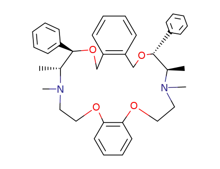 (9<i>S</i>)-8,9<i>r</i>,20<i>t</i>,21-tetramethyl-10<i>t</i>,19<i>c</i>-diphenyl-7,8,9,10,12,17,20,21,22,23-decahydro-6<i>H</i>,19<i>H</i>-5,11,18,24-tetraoxa-8,21-diaza-dibenzo[<i>a</i>,<i>k</i>]eicosene