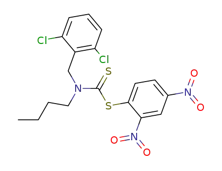 Butyl-(2,6-dichloro-benzyl)-dithiocarbamic acid 2,4-dinitro-phenyl ester