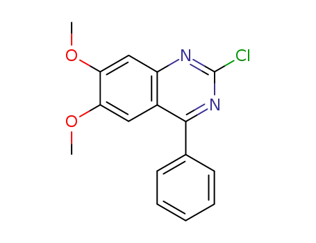 Molecular Structure of 5185-57-9 (Quinazoline, 2-chloro-6,7-dimethoxy-4-phenyl-)