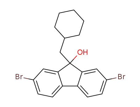 2,7-dibromo-9-(cyclohexylmethyl)fluoren-9-ol