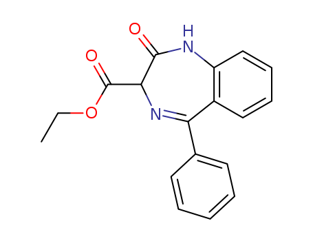 1H-1,4-Benzodiazepine-3-carboxylic acid, 2,3-dihydro-2-oxo-5-phenyl-,  ethyl ester