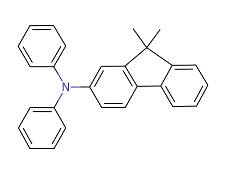 Molecular Structure of 148077-51-4 (9H-Fluoren-2-amine, 9,9-dimethyl-N,N-diphenyl-)