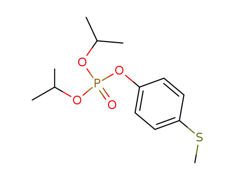 Molecular Structure of 7176-29-6 (Phosphoric acid, bis(1-methylethyl) 4-(methylthio)phenyl ester)