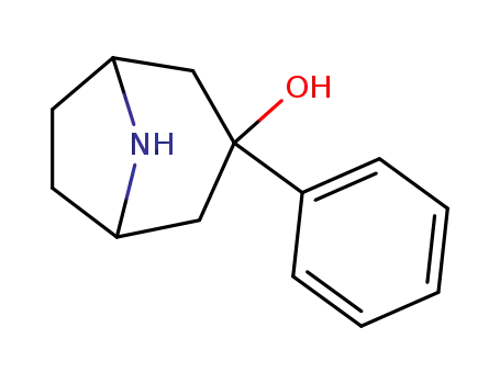 Molecular Structure of 37511-62-9 (3-Phenyl-8-azabicyclo[3.2.1]octan-3-ol)